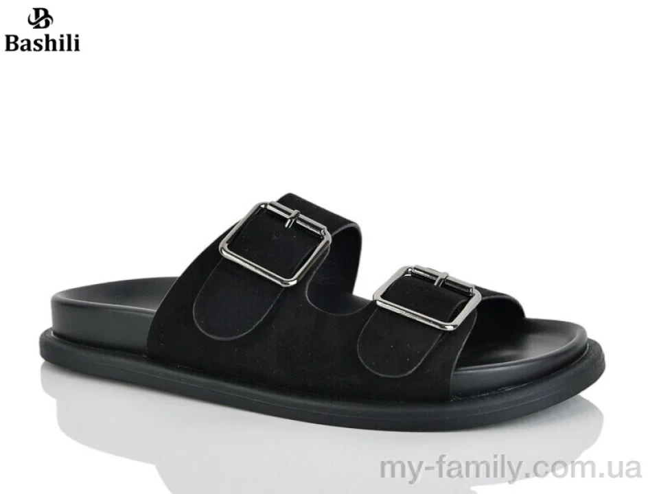 Шльопанці штучна замша чорний жінки -, Жіночі шльопанці оптом