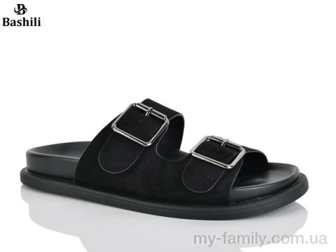 Шльопанці штучна замша чорний жінки -, Жіночі шльопанці оптом