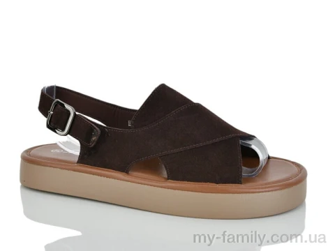 Босоніжки штучна замша коричневий жінки -, Жіночі босоніжки оптом