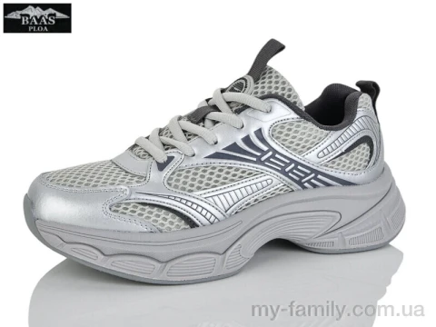 Кросівки штучна шкіра-текстиль сірий жінки -, Жіночі кросівки оптом