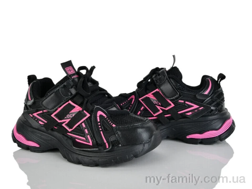 Кросівки штучна шкіра-текстиль чорний діти дівчинка, Дитячі кросівки оптом