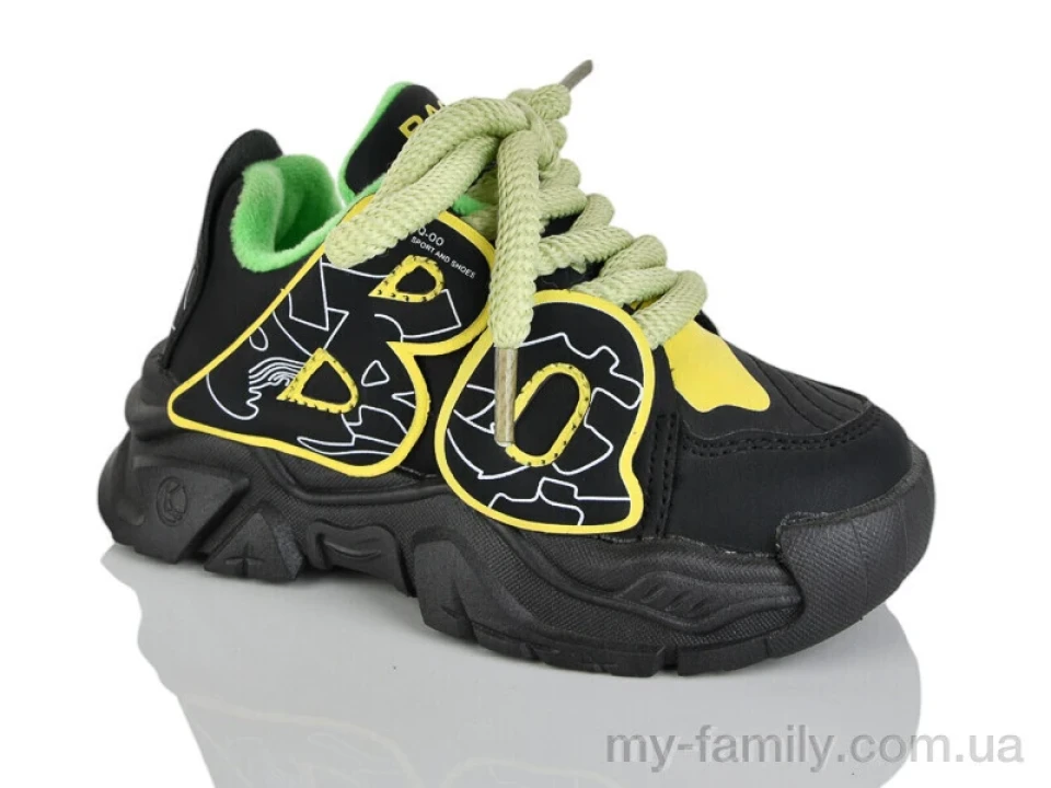 Кросівки штучна шкіра чорний діти унісекс, Дитячі кросівки оптом