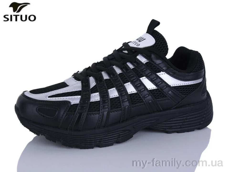 Кросівки штучна шкіра-текстиль чорний чоловіки -, Чоловічі кросівки оптом