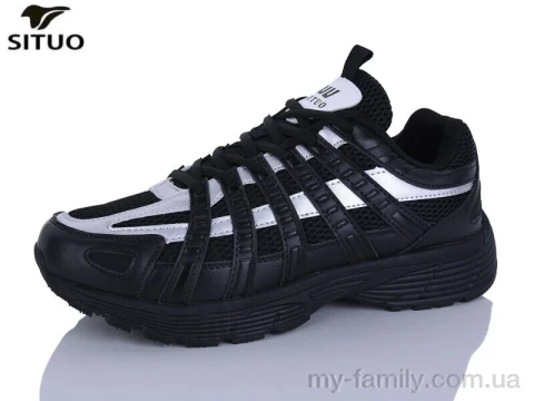 Кросівки штучна шкіра-текстиль чорний чоловіки -, Чоловічі кросівки оптом