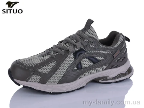 Кросівки штучна шкіра-текстиль хакі чоловіки -, Чоловічі кросівки оптом