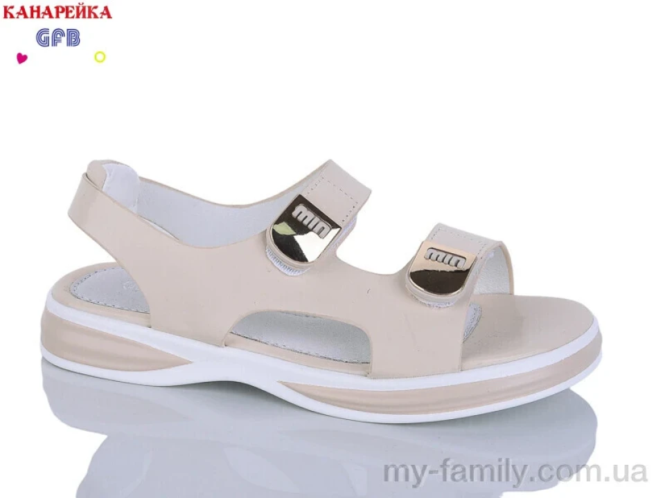 Босоніжки штучна замша-текстиль бежевий діти дівчинка, Взуття оптом діти