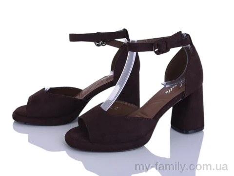 Босоніжки штучна замша коричневий жінки -, Жіночі босоніжки оптом