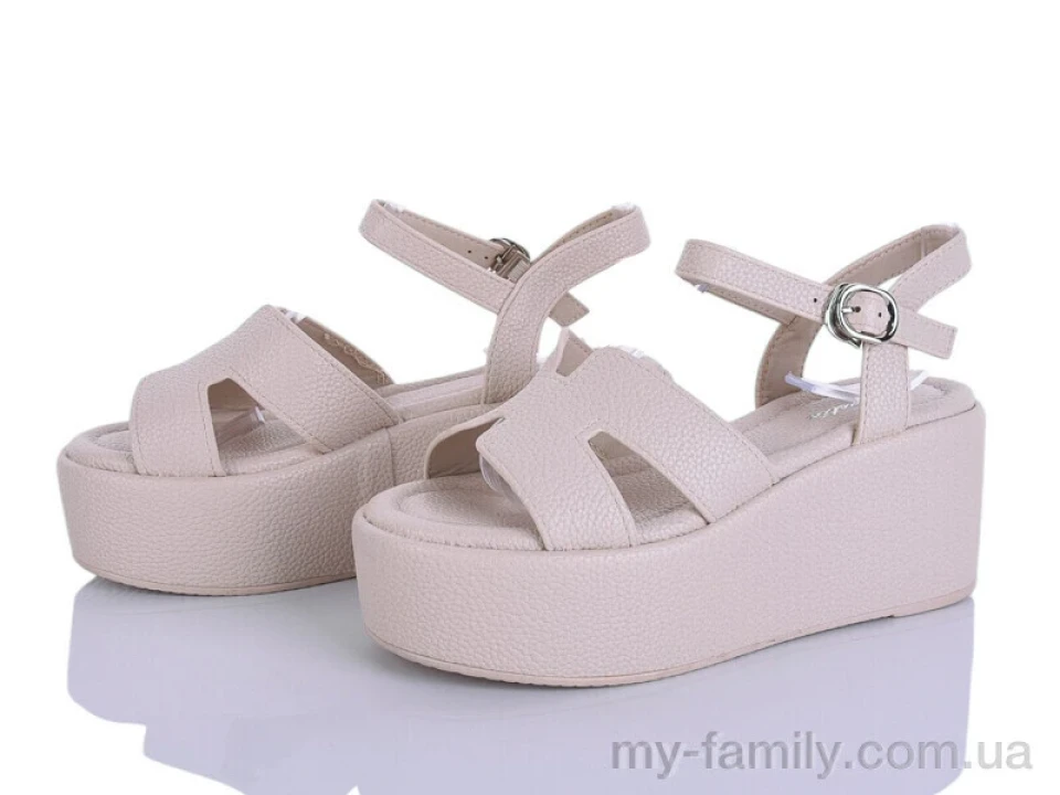 Босоніжки штучна шкіра бежевий жінки -, Жіночі босоніжки оптом