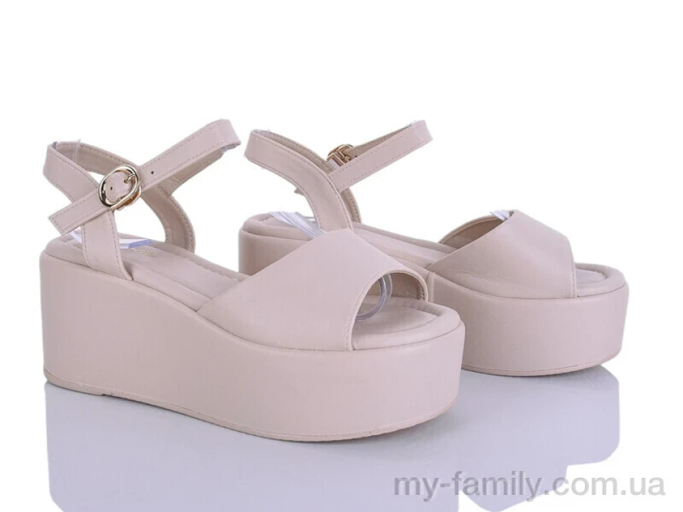 Босоніжки штучна шкіра бежевий жінки -, Жіночі босоніжки оптом