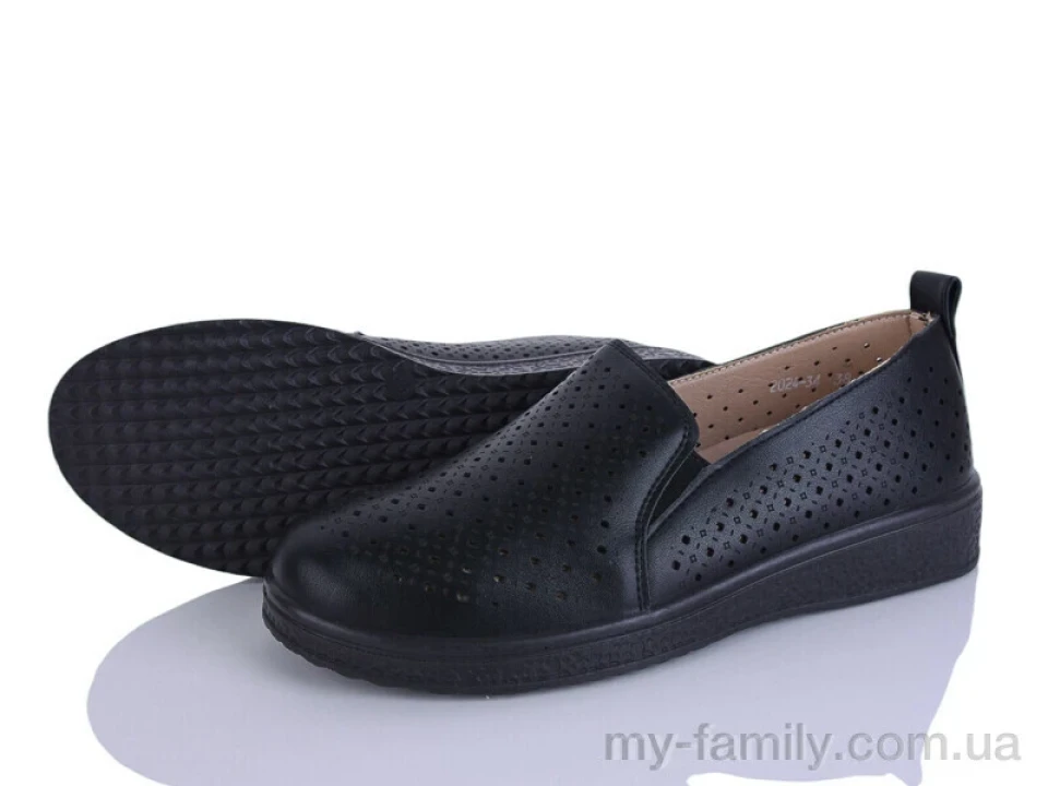 Туфлі штучна шкіра чорний жінки -, Туфлі жіночі оптом