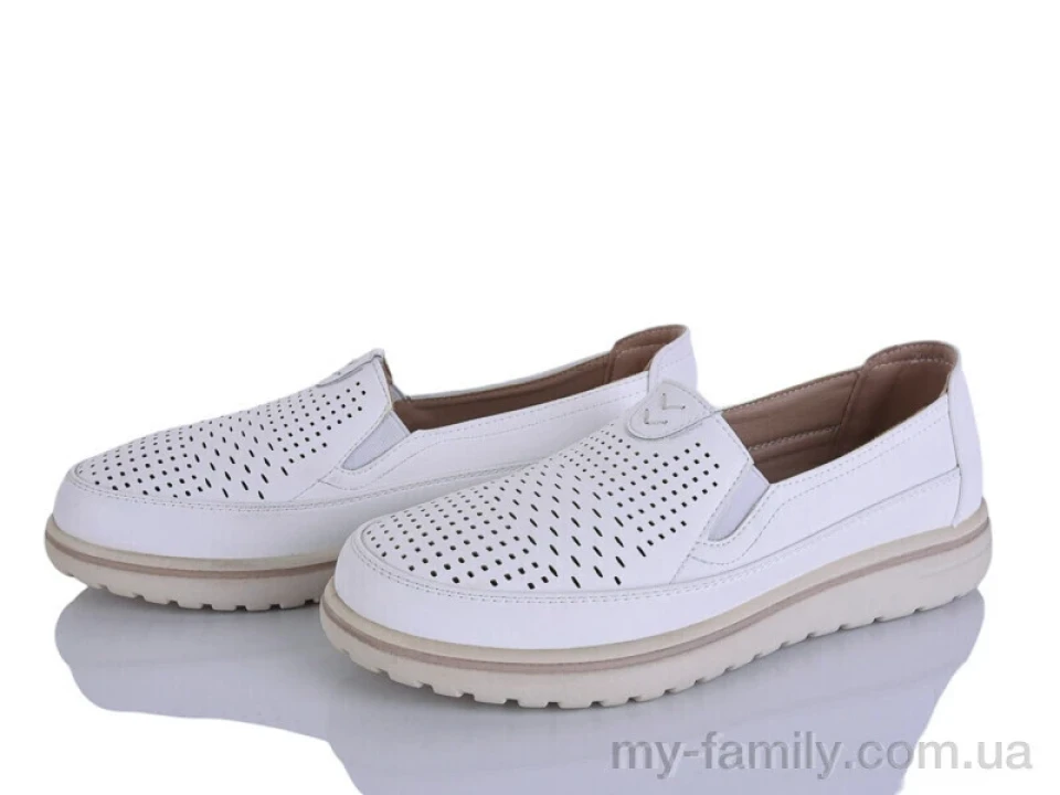 Туфлі штучна шкіра білий жінки -, Туфлі жіночі оптом