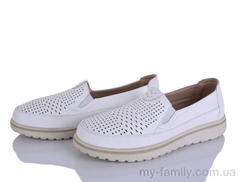 Туфлі штучна шкіра білий жінки -, Туфлі жіночі оптом