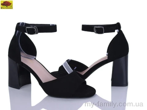 Босоножки искусственная замша черный женщины -, Женские босоножки оптом