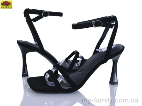 Босоножки искусственная замша черный женщины -, Женские босоножки оптом