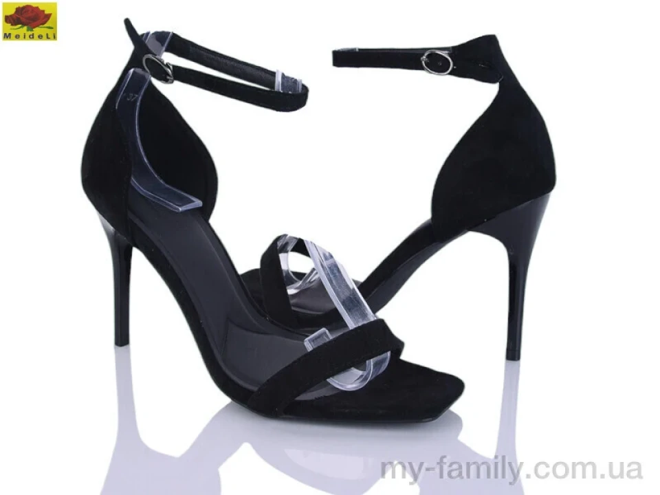 Босоніжки штучна замша чорний жінки -, Жіночі босоніжки оптом