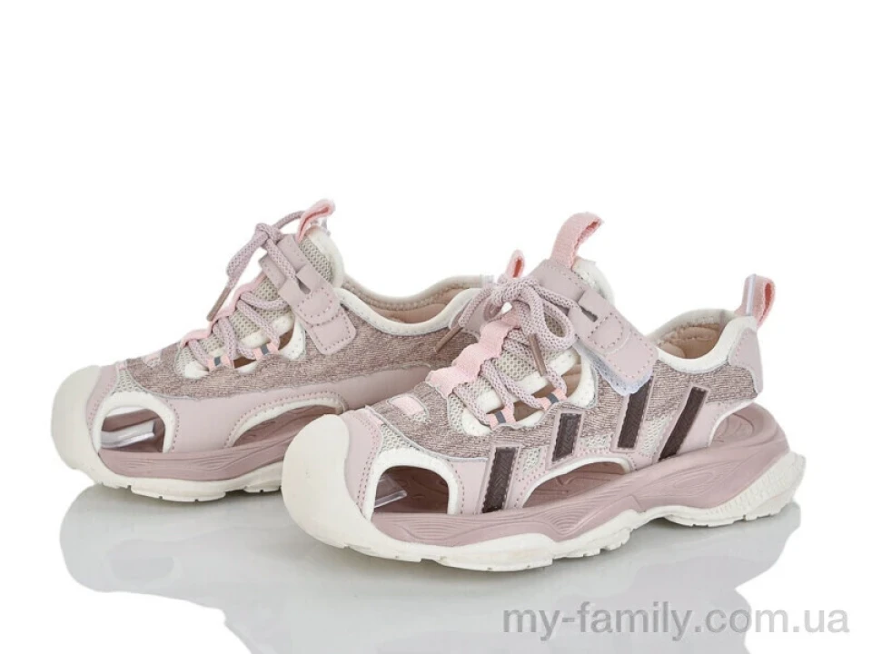 Кросівки штучна шкіра-текстиль рожевий діти дівчинка, Дитячі кросівки оптом