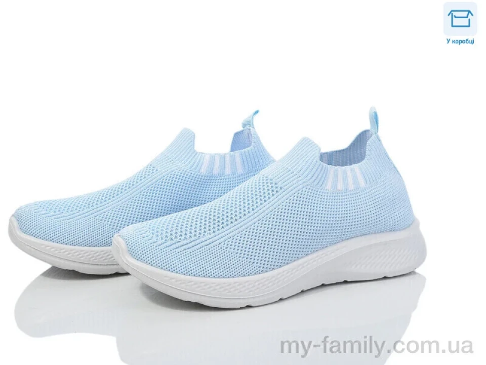 Кросівки текстиль блакитний жінки -, Жіночі кросівки оптом