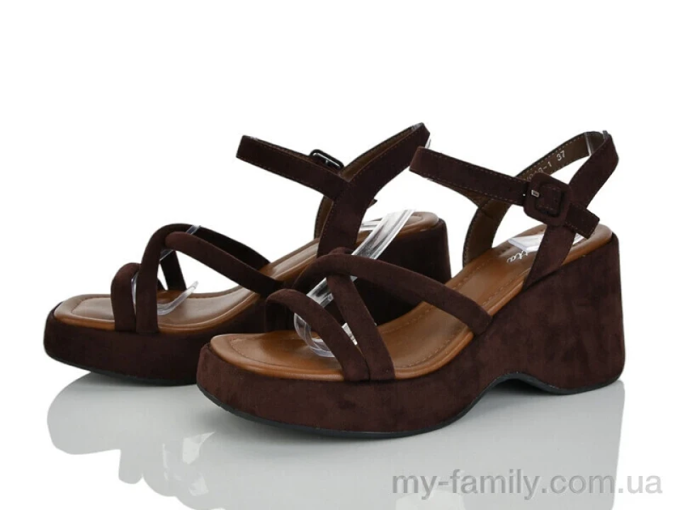 Босоніжки штучна замша коричневий жінки -, Жіночі босоніжки оптом