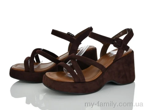 Босоніжки штучна замша коричневий жінки -, Жіночі босоніжки оптом