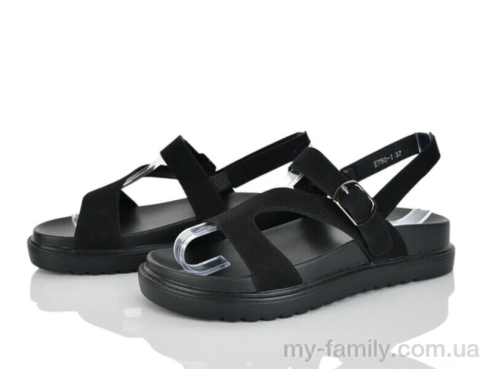 Босоніжки штучна замша чорний жінки -, Жіночі босоніжки оптом