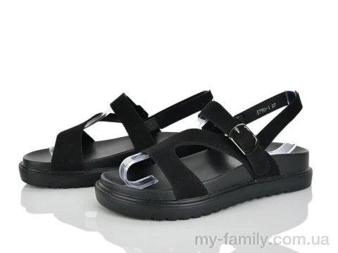 Босоніжки штучна замша чорний жінки -, Жіночі босоніжки оптом