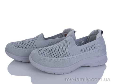 Кросівки текстиль сірий жінки -, Жіночі кросівки оптом