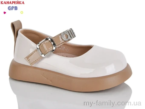 Туфлі штучний лак бежевий діти дівчинка, Дитячі туфлі оптом