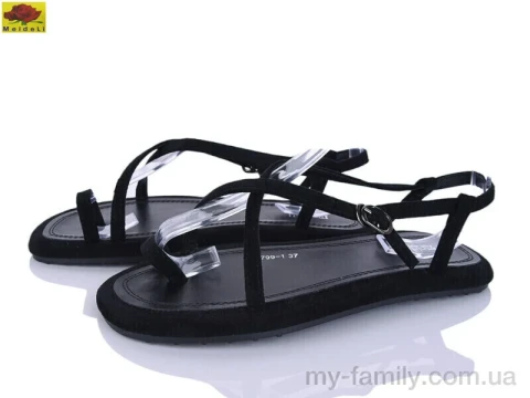 Босоніжки штучна замша чорний жінки -, Жіночі босоніжки оптом