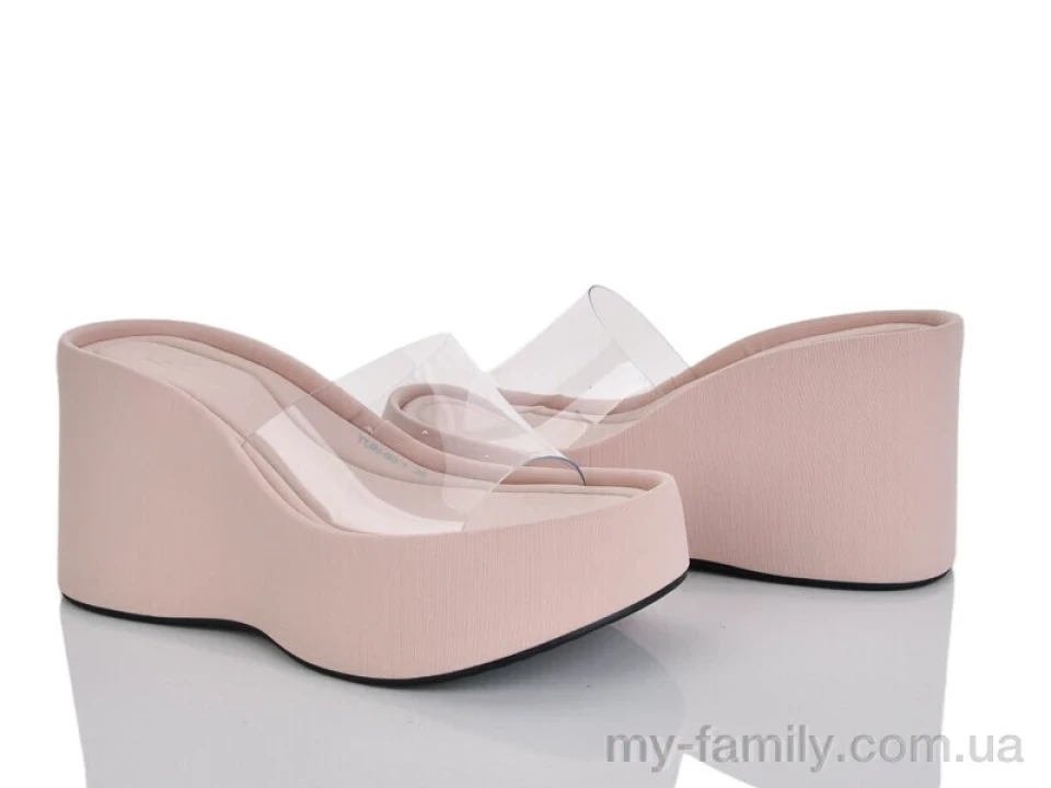 Шльопанці штучний матеріал бежевий жінки -, Жіночі шльопанці оптом