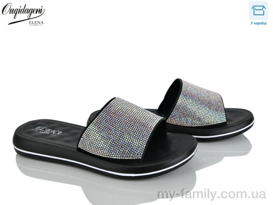 Шльопанці штучна шкіра чорний жінки -, Жіночі шльопанці оптом