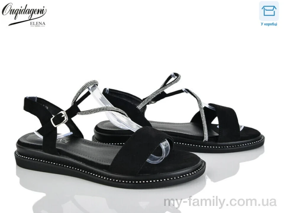 Босоніжки штучна замша чорний жінки -, Жіночі босоніжки оптом