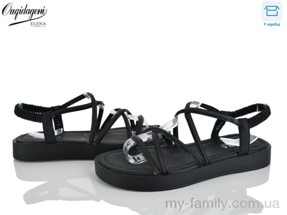 Босоніжки штучна шкіра чорний жінки -, Жіночі босоніжки оптом