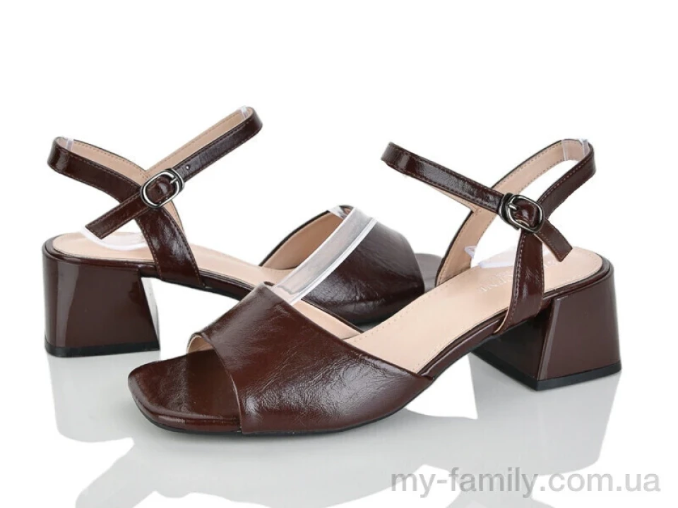 Босоніжки штучна шкіра коричневий жінки -, Жіночі босоніжки оптом