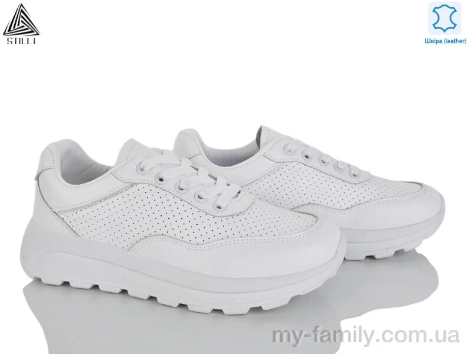 Кросівки натуральна шкіра білий жінки -, Жіночі кросівки оптом