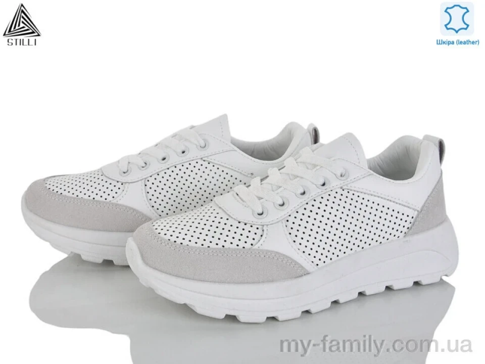 Кросівки натуральна шкіра-натуральна замша білий жінки -, Жіночі кросівки оптом