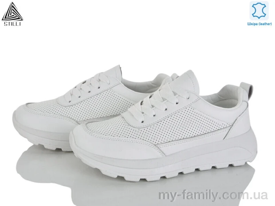 Кросівки натуральна шкіра білий жінки -, Жіночі кросівки оптом