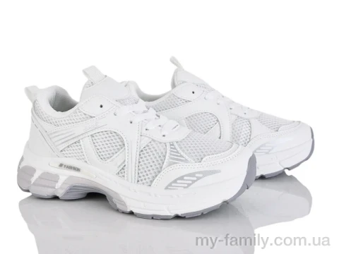 Кросівки штучна шкіра-текстиль білий жінки -, Жіночі кросівки оптом