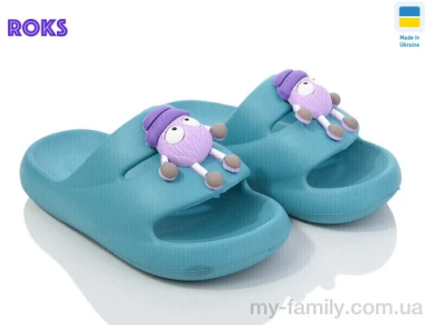 Шльопанці піна блакитний діти дівчинка, Дитячі шльопанці оптом