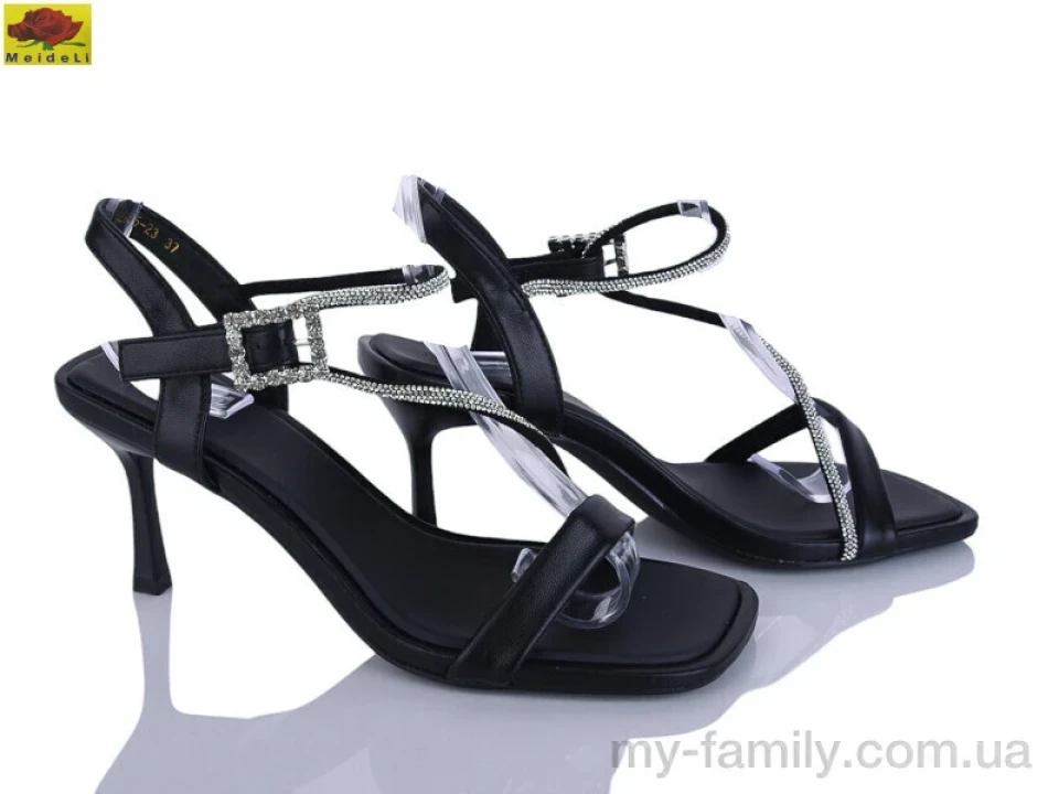 Босоніжки штучна шкіра чорний жінки -, Жіночі босоніжки оптом