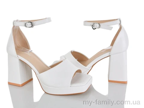 Босоніжки штучна шкіра білий жінки -, Жіночі босоніжки оптом