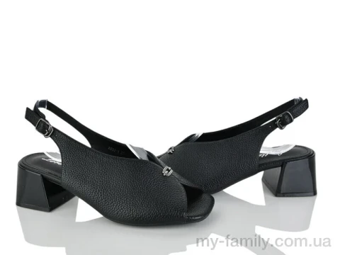 Босоніжки штучна шкіра чорний жінки -, Жіночі босоніжки оптом