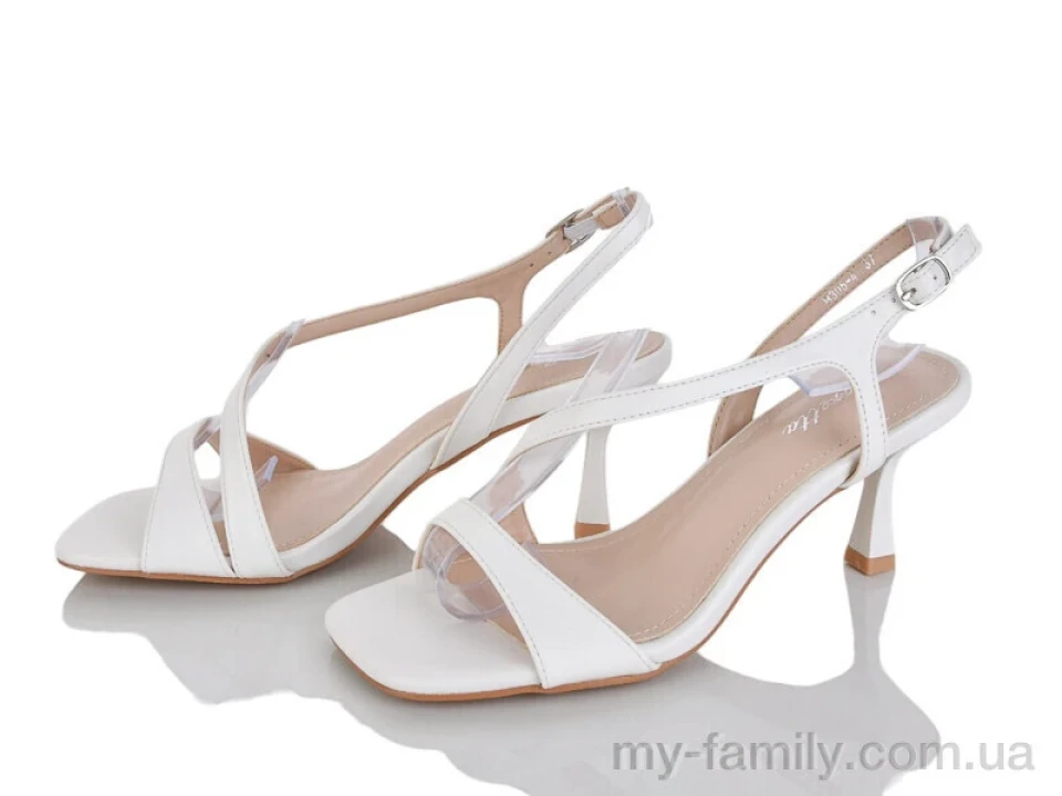 Босоніжки штучна шкіра білий жінки -, Жіночі босоніжки оптом