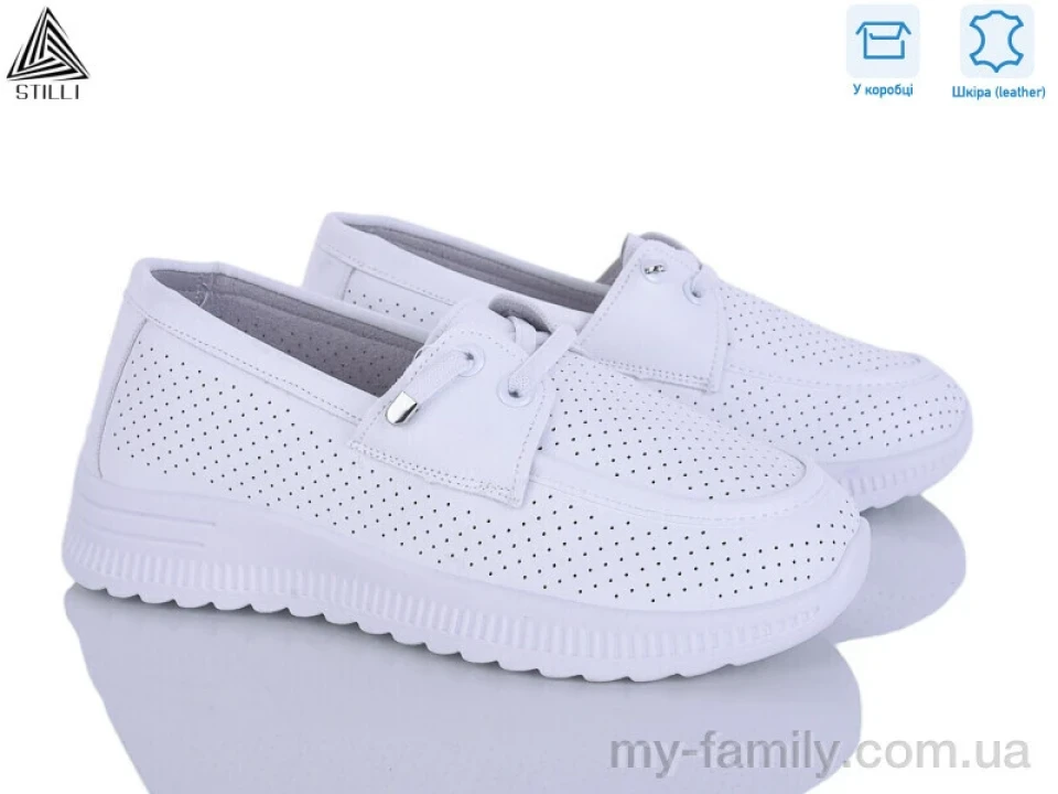 Туфлі натуральна шкіра білий жінки -, Туфлі жіночі оптом