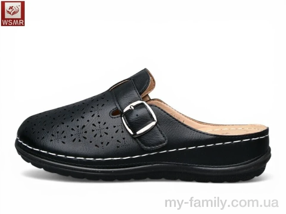 Шльопанці штучна шкіра чорний жінки -, Жіночі шльопанці оптом