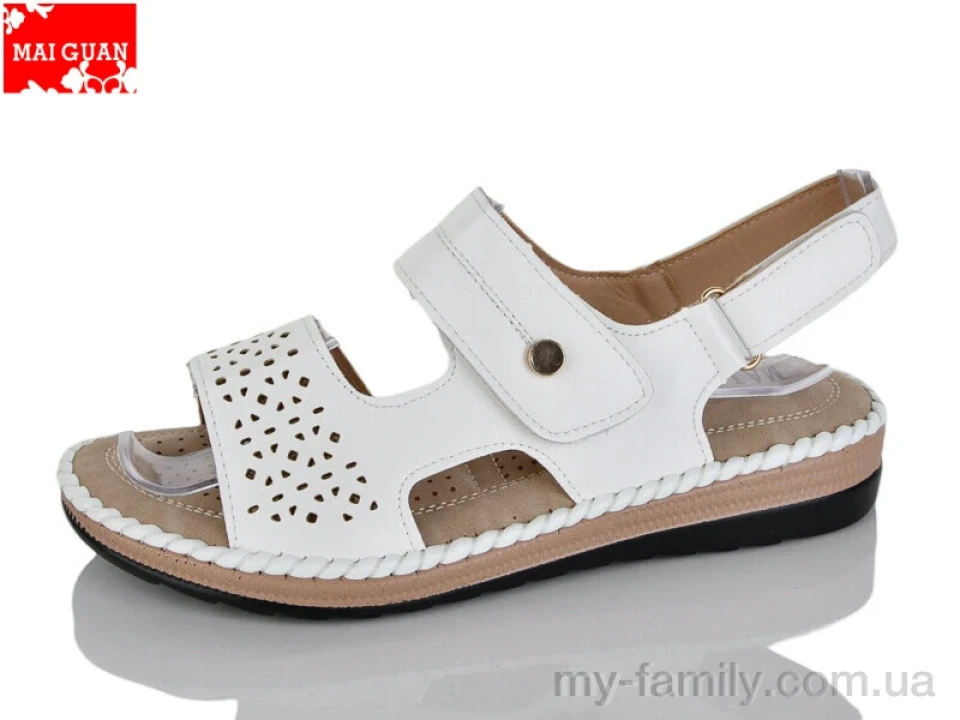 Босоніжки штучна шкіра білий жінки -, Жіночі босоніжки оптом