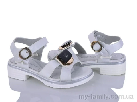 Босоніжки штучна шкіра білий діти дівчинка, Взуття оптом діти