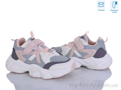 Кроссовки искусственная кожа серый дети девочка, Детски кроссовки оптом