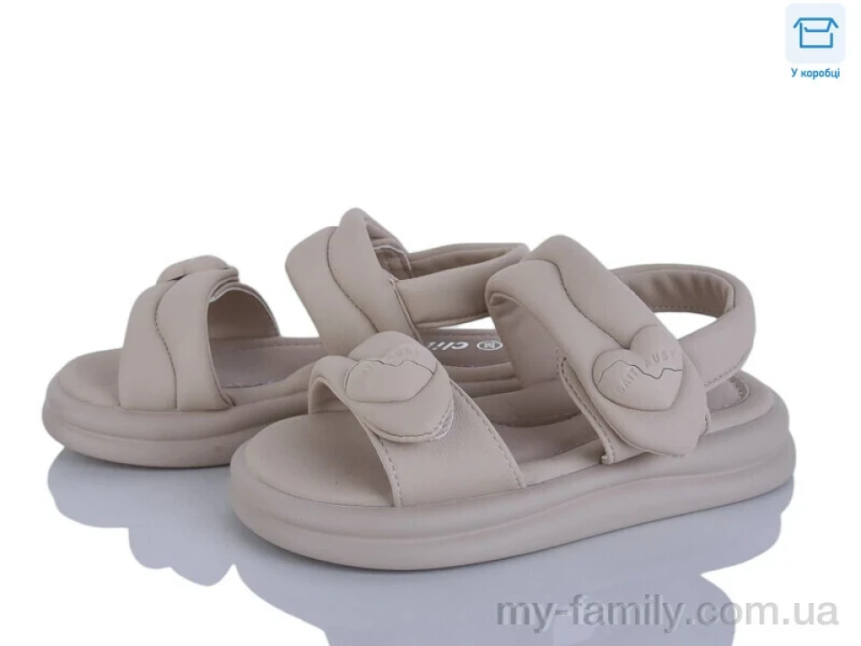 Босоножки искусственная кожа бежевый дети девочка, Взуття оптом дети