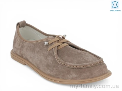 Туфлі натуральна шкіра коричневий жінки -, Туфлі жіночі оптом