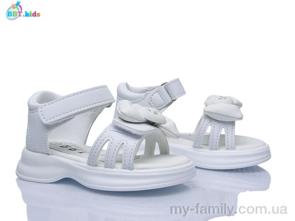 Босоніжки штучна шкіра білий діти дівчинка, Взуття оптом діти